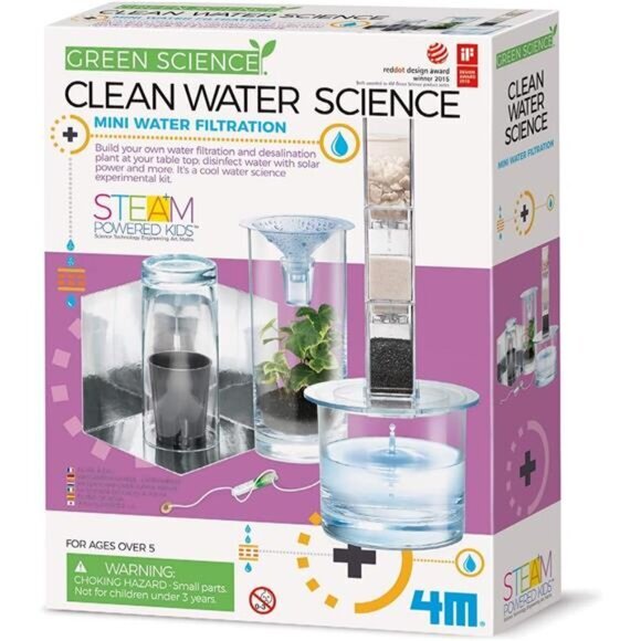 4M Clean Water Science Global Warming, Lab STEM Toys Educational Gift for Kids‎ - Picture 1 of 6